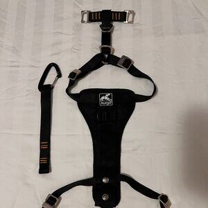 KURGO LARGE BLACK DOG CAR HARNESS